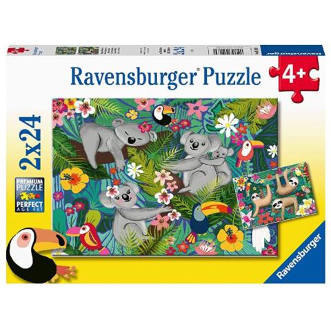Puzzle 2x24 Koala E Bradipi - Foto 1