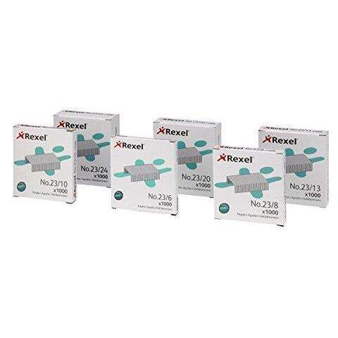 No. 23 8 Millimetri Heavy Duty Staples Per La Pinzatura Fino A 40 Fogli Utilizzare Con Cucitrici Per Punti Pesanti Box 1000 2.101.054 - Foto 1
