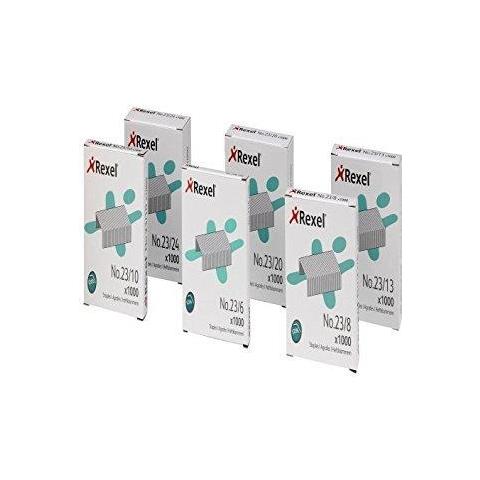No. 23 8 Millimetri Heavy Duty Staples Per La Pinzatura Fino A 40 Fogli Utilizzare Con Cucitrici Per Punti Pesanti Box 1000 2.101.054 - Foto 2