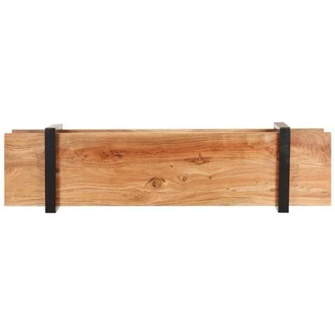 Mobile Porta Tv 160x40x40 Cm In Legno Massello Di Acacia - Foto 2
