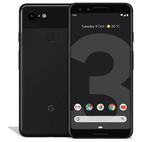 [Ricondizionato SILVER] Pixel 3 Nero 64 GB Display 5.5" Full HD+ Fotocamera 12.2 Mpx Android  - Foto 1