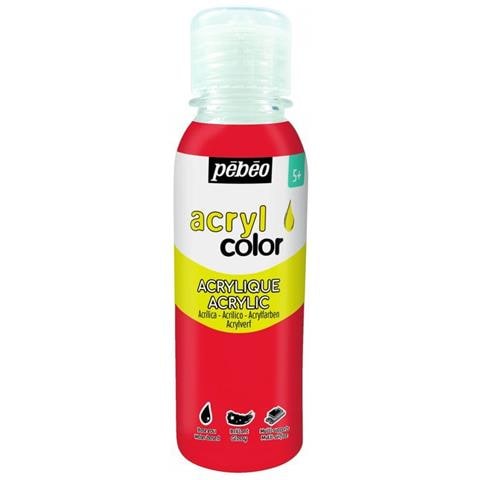 Pittura Acrilica Multisuperficie - Rosso - 150 Ml - Foto 1