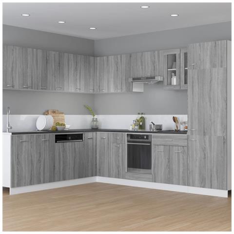 Mobile Pensile “Lyon” Grigio Sonoma 29,5x31x60 cm - Foto 2