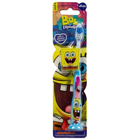 Spazzolino Da Denti Ergonomico Per Bambini - Sponge Bob, Blu - Foto 2