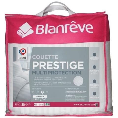 Piumino Caldo 220x240 Cm Prestige Multiprotezione - 100% Poliestere - 2 Persone - Raso Rigato - Foto 2