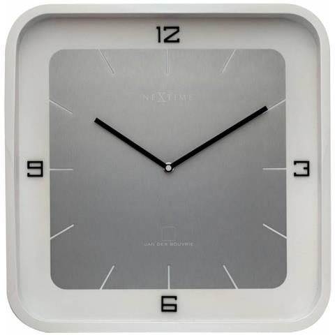 3518WI orologio da parete e da tavolo Orologio al quarzo Quadrato Bianco - Foto 1