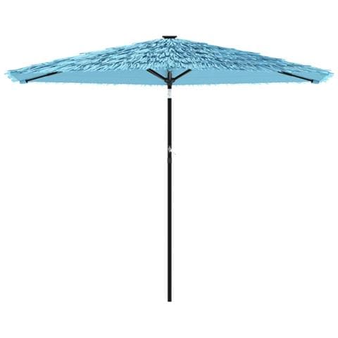 Ombrellone Giardino Con Palo In Acciaio Blu 288x288x225 Cm - Foto 3
