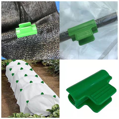 Morsetti Warmhouse Clip Per Cerchio Per Tunnel, Copertura Per Fila Di Pellicole 11 Mm 50 Pezzi - Foto 2