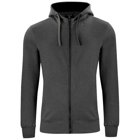 Classic Hoody Full Zip Antracite Melange Xs - Foto 1