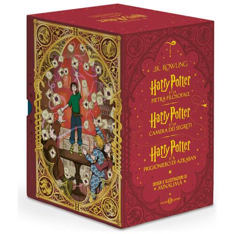 J. K. Rowling - Harry Potter: La pietra filosofale-La camera dei segreti-Il prigioniero di Azkaban. Ediz. papercut MinaLima - Foto 1