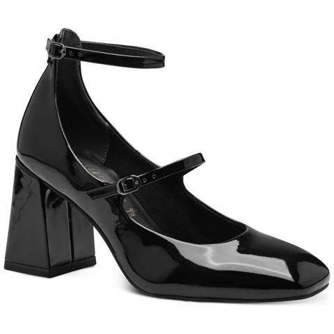 Pump With Strap High Scarpe Con Tacco Sintetico E Tessile Scarpe Donna Nero Eu 39, 1-22412-43 001 - Foto 1