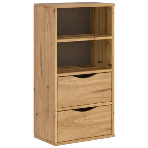 Mobile TV 5 pz con Contenitore ODDA in Legno Massello di Pino - Foto 2