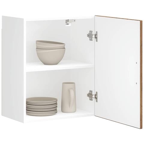 Pensili Da Cucina 2 Pz Porto Legno Antico In Legno Multistrato - Foto 1
