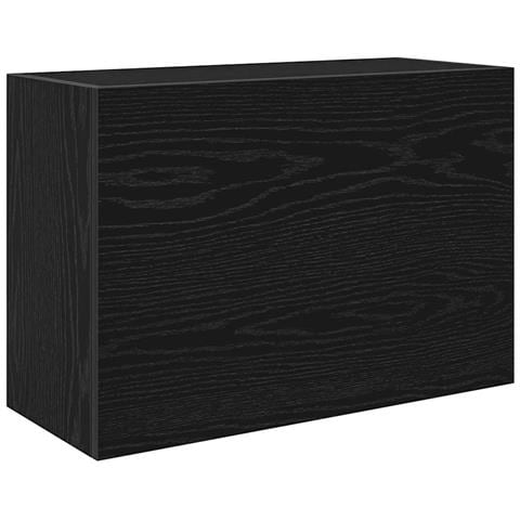 Mobile Da Bagno A Parete Nero 60x25x40 Cm In Legno Multistrato - Foto 2
