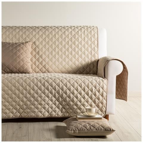 Copridivano Modern Modern Salvadivano In Microfibra Colore Grigio Misura 4 Posti - Foto 2