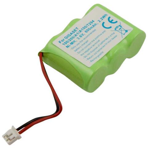 Batteria 3,6v Telefono Compatibile Con Siemens Gigaset A100 2,2wh 600mah - Foto 1