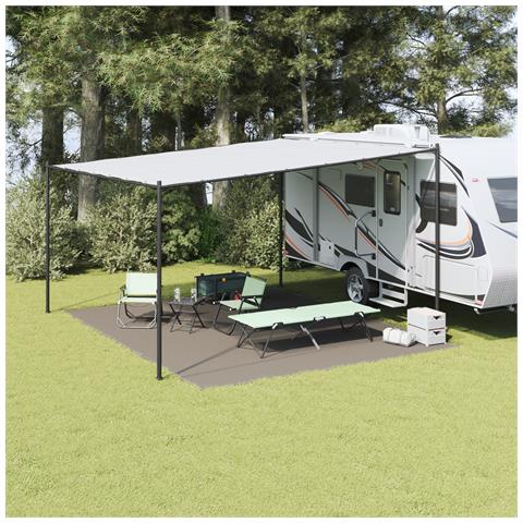 Accessorio per Tenda Grigio chiaro Poliestere 400 x 500 cm - Foto 2