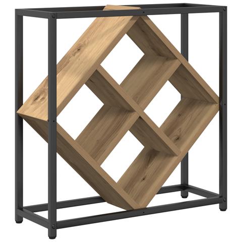 Portabottiglie Artisan in Quercia 51x18x52,5 cm in Legno Ingegnerizzato - Foto 1