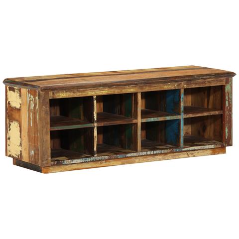 Panca 110x35x40 cm Legno massello recuperato - Foto 2