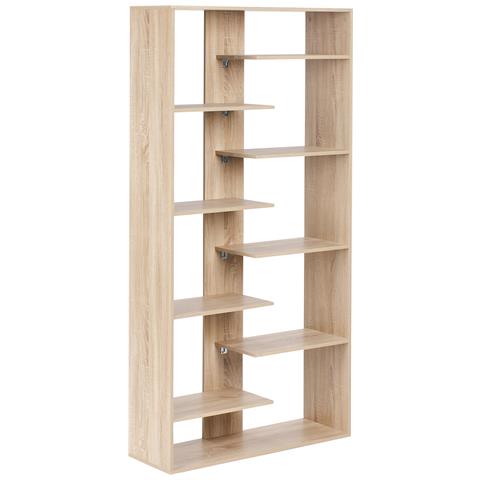 Libreria A 8 Ripiani Fontas 180 Cm Marrone Chiaro - Foto 2