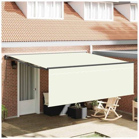 Tenda Retrattile Crema 400 × 300 cm Poliestere - Foto 2