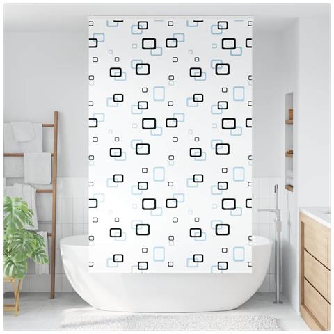 Tenda a Rullo per Doccia Cassonetto 140x240cm Larghezza Tessuto - Foto 2