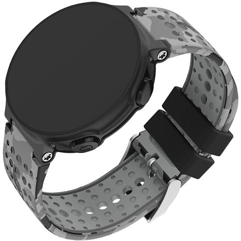 Cinturino In Silicone Compatibile Con Garmin Fenix 3hr/5x/6x/7x - 26mm Quick Fit Camouflage Gray - Foto 2