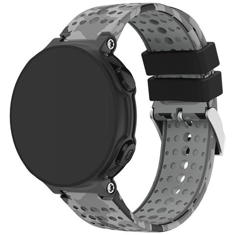 Cinturino In Silicone Compatibile Con Garmin Fenix 3hr/5x/6x/7x - 26mm Quick Fit Camouflage Gray - Foto 1