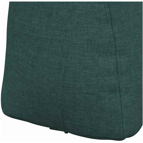 Cuscino per Schiena Verde Scuro 45 x 24 x 50 cm Tessuto - Foto 9