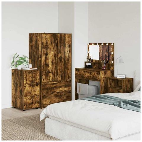 Armadio Rovere fumé 40 x 48 x 81 cm Legno multistrato - Foto 2