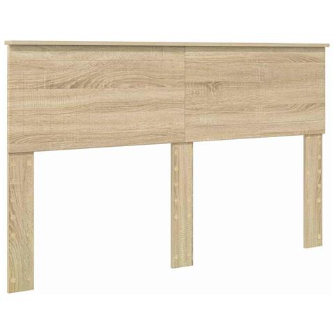 Testiera con testiera Rovere Sonoma 150 cm Legno multistrato - Foto 1