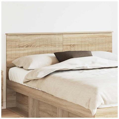 Testiera con testiera Rovere Sonoma 150 cm Legno multistrato - Foto 2