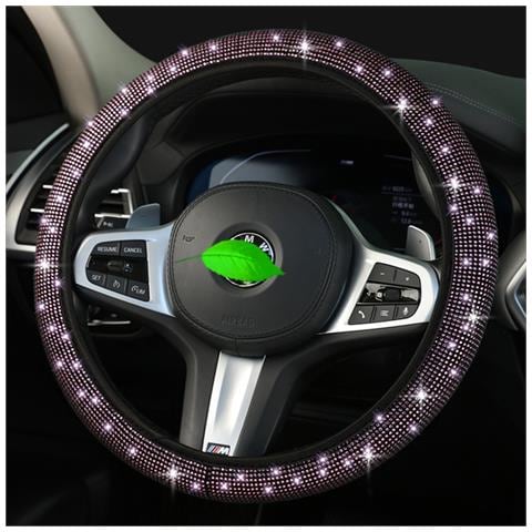 Coprivolante Elastico In Suede Con Diamanti - Misura Universale, Presa Migliorata - Foto 2
