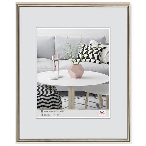 Galeria Cornice In Plastica 40x60 Acciaio - Foto 1