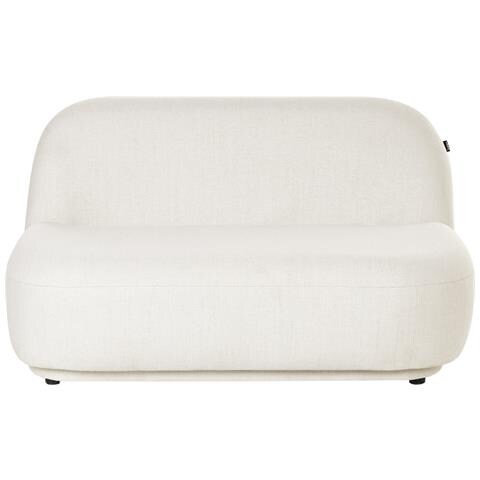 Divano 2 Posti Lovberg Tessuto Bianco Sporco - Foto 2