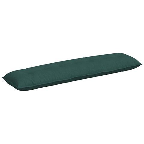 Cuscino per Schiena Verde Scuro 200 x 19 x 50 cm Tessuto - Foto 1