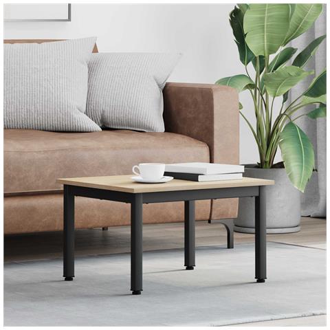 Tavolino da salotto Sonoma 60 x 50 x 36 cm Legno multistrato - Foto 2