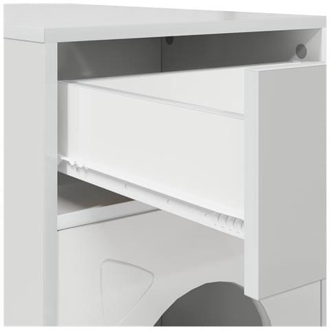 Casa per Gatti Bianco Lucido 72 x 42.5 x 70 cm - Foto 9