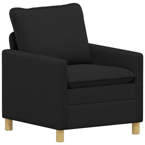 Divano Nero 76 x 81 x 87,5 cm Tessuto - Foto 1