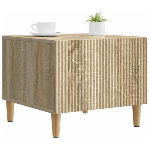 Tavolino da salotto con cassetto Rovere Sonoma 49 x 50 x 40 cm - Foto 2
