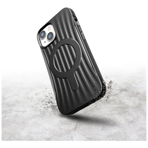 Raptic X-doria Clutch Case Per Iphone 14 Con Retro Cover Magsafe, Nero - Foto 2
