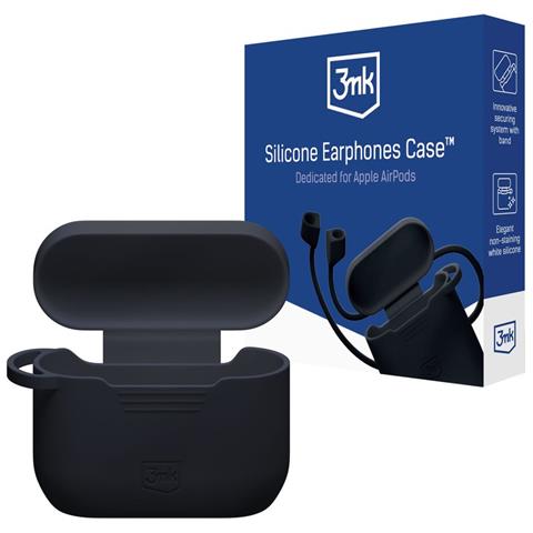 Custodia In Silicone Nera Per Airpods Pro 3 - Foto 1