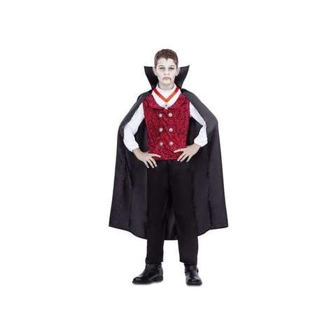 Mantello da vampiro, gilet con camicia, colletto e pantaloni taglia 7-9 e - Foto 1