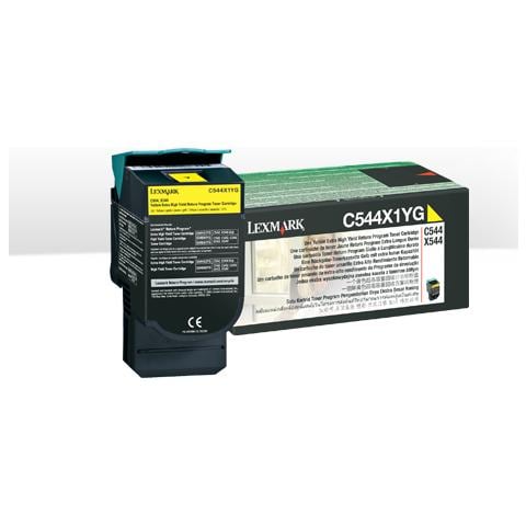 C544X1YG Toner Originale Giallo per C544 / X544 Capacità 4000 Pagine - Foto 2