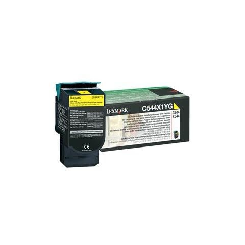 C544X1YG Toner Originale Giallo per C544 / X544 Capacità 4000 Pagine - Foto 1