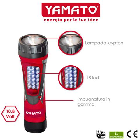 Torcia elettrica multifunzione con lampada18 led per emergenza - Foto 2