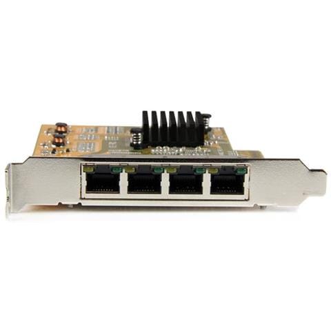 Adattatore Scheda di Rete Ethernet Gigabit PCI express PCIe NIC a 4 porte - Foto 2