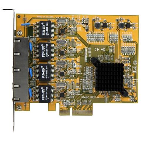 Adattatore Scheda di Rete Ethernet Gigabit PCI express PCIe NIC a 4 porte - Foto 4