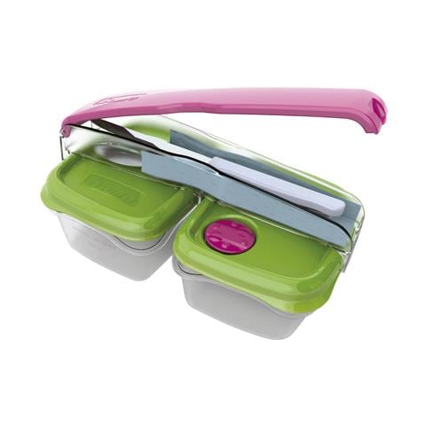 Break Doppio Contenitore Con Portaposate Colori Assortiti - Foto 1