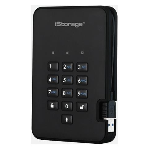 Hard Disk Esterno DiskAshur 1 TB Interfaccia USB 3.1 Colore Nero - Foto 1